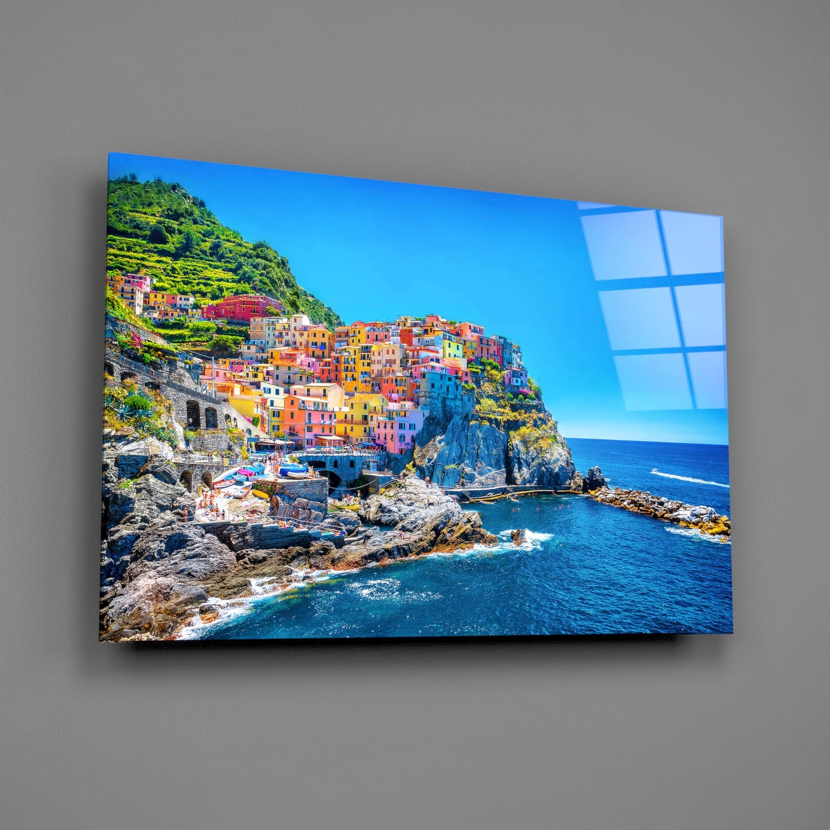 Manarola Glass Wall Art