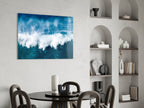 Foaming Wave Spray Glass Wall Art